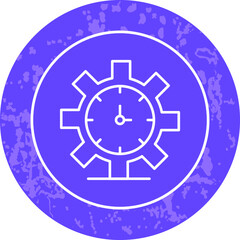 Unique Line Round Circle Icon