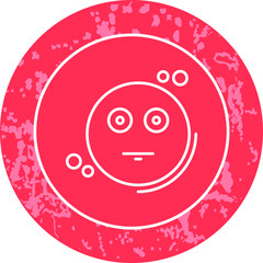 Unique Line Round Circle Icon