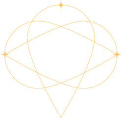 Aesthetic line with star