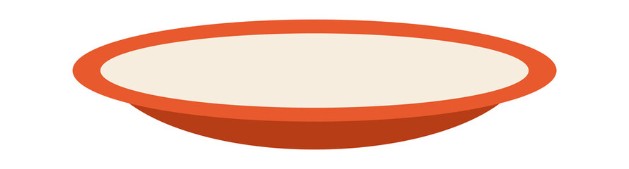 Ceramic saucer icon. Vector illustration