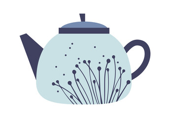 Ceramic Teapot icon. Vector illustration