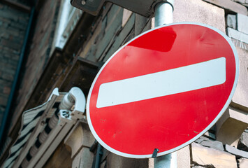 A stop sign on a city of London street