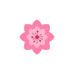 Sakura Japan Logo Vector Template