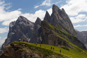 landscape in the mountains, Seceda 2500m
