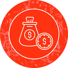 Unique Line Round Circle Icon