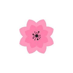 Sakura Japan Logo Vector Template