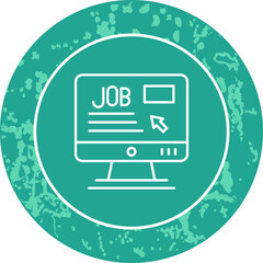 Unique Line Round Circle Icon