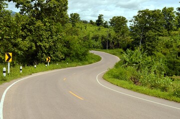 road in the countryside