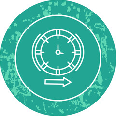 Unique Line Round Circle Icon