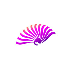 Betta fish modern logo vector illustration design
