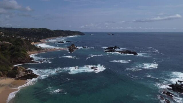 view of the sea from the sea