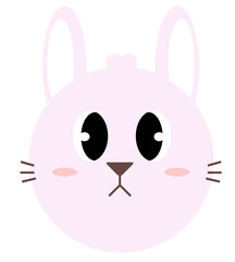 Cute Animal Vector Set Cute and friendly wild life with rabbits. Cute funny animals and hand drawn collection of many char.