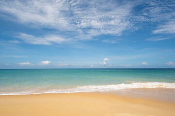 beach in the summer