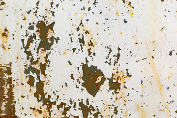 metal old rusty door cracked paint