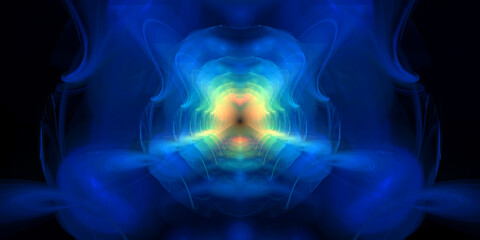 Desktop digital Hintergrund Motiv für Drucksachen und Webdesign