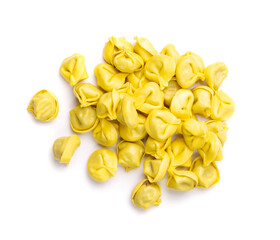 Tortellini, Agnolotti, Cappelletti Isolated