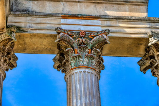 A roman port temple pillar in Xanten