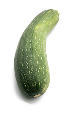 Long pumpkin over on white background