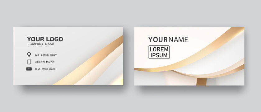 Beautiful modern creative business card vector template design layout in square size.