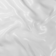 the abstract white reflects cloth plastic texture background. 3d render                                  