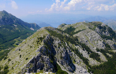 Mountain range in Montenegro