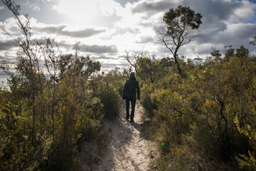 Naklejka premium Out in nature