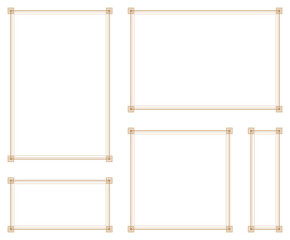 Decorative frame.A frame that gave a change in size to the same design.Good frame for a4 size paper.Certificate frame.