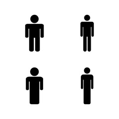 Man icon vector. male sign and symbol. human symbol