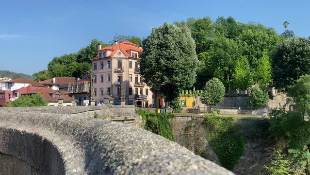 View from Amarante bridge. Portugal