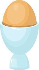 Boiled egg clipart design illustration