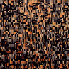 pattern and creative design in metallic gold bronze orange and shades of brown inspired shelves of antique books