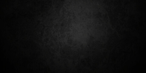 Fototapeta premium Dark Black stone concrete texture background anthracite panorama. Panorama dark grey black slate background or texture. 