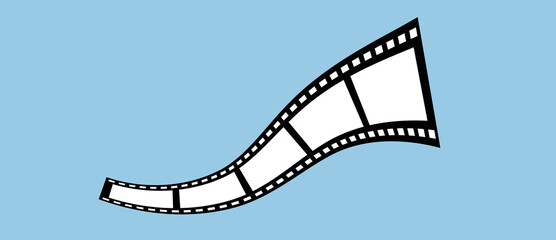 Fototapeta na wymiar Film strip, Cinema background , Movie template vector illustration