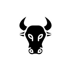 Bull Market icon in vector. Logotype