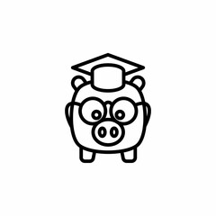 College Savings Plan icon in vector. Logotype