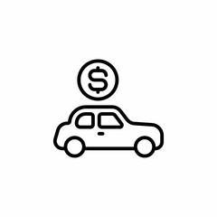 Auto Finance icon in vector. Logotype