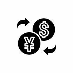 Currency Converter icon in vector. Logotype