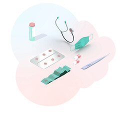 Medical set items