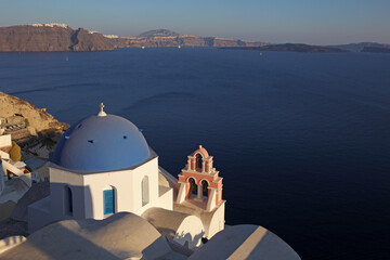 Traditional church in Oia, Santorini, Greece
