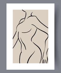 Eccentric modern artworks for print for interior design. Printable abstract art wall decorations. Simple creative artwork bundle. Vector illustration. 