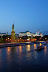 Obraz premium View of the Kremlin from the Moscow River, Moscow, Russia
