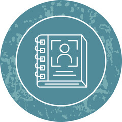 Unique Line Round Circle Icon