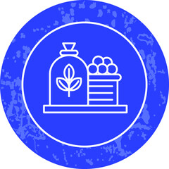 Unique Line Round Circle Icon