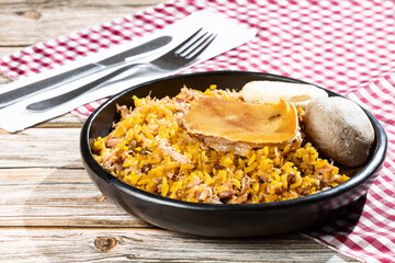 Suckling Pig Typical Dish of the Colombian Region of Tolima and Huila