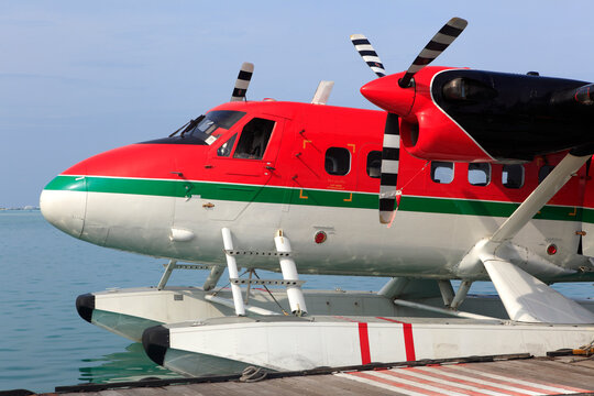 Seaplane at the base, Male, Maldives