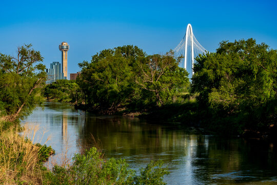 Trinity River & Downtown Dallas