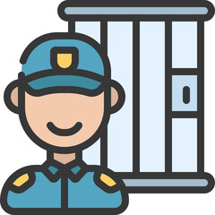 Prison Guard Icon