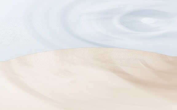 Presentation background - sand planet, abstract background with lines, circular pattern, desert  sand gamma