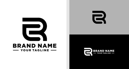 RC LOGO MONOGRAM LINE SIMPLE EDITABLE