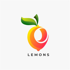 lemons colorful logo